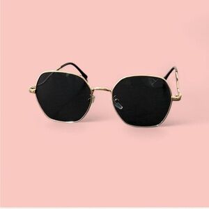 Gold and Black Sunglasses